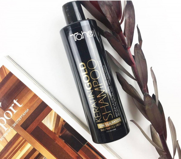  Бессульфатный шампунь Keratin Gold 300 мл