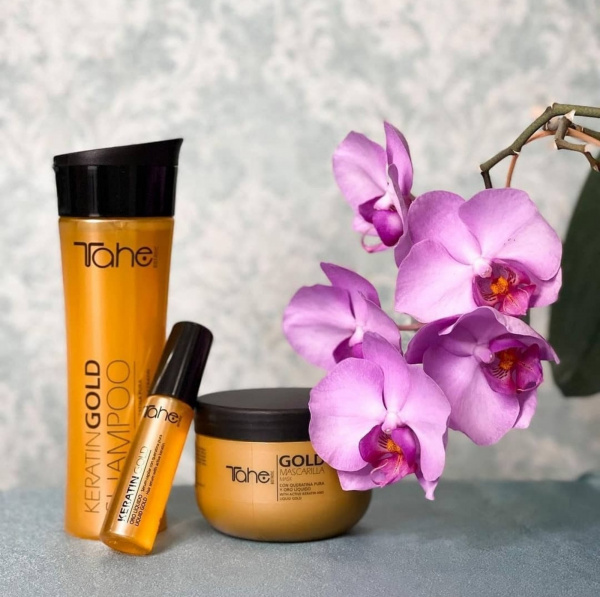 Набор Keratin Gold с аргановым маслом для поврежденных волос